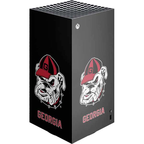 University of Georgia Bulldogs Mascot XBox Series X Digital Edition Console Skin